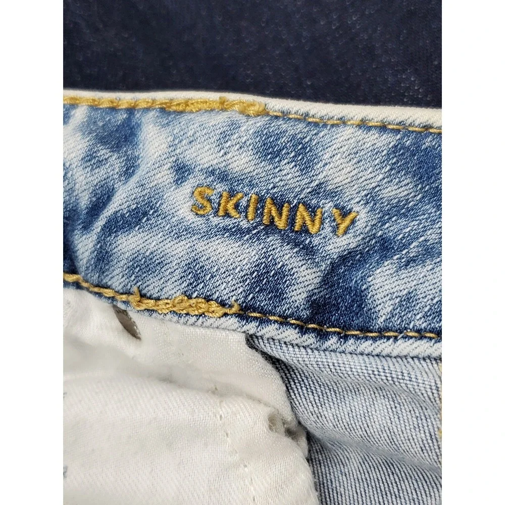 American Eagle Men Jeans 34X32 Blue Denim Next Level Flex Skinny Grunge READ